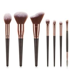 7 pieces affordable makeup brush set