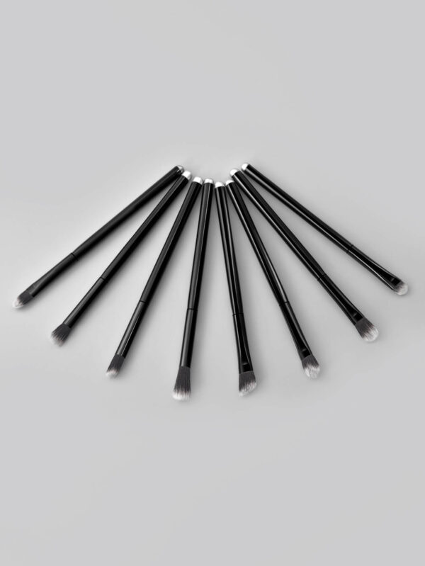 8Pcs Black Eye Makeup Bush Set - Image 3