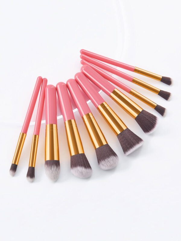 11pcs golden makeup brush set